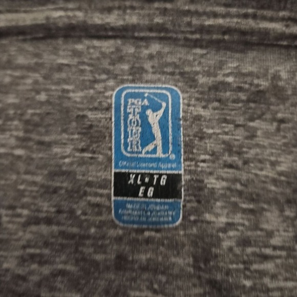 PGA Tour Gray Long Sleeve 1/4 Zip Pullover Men's XL - Picture 4 of 5
